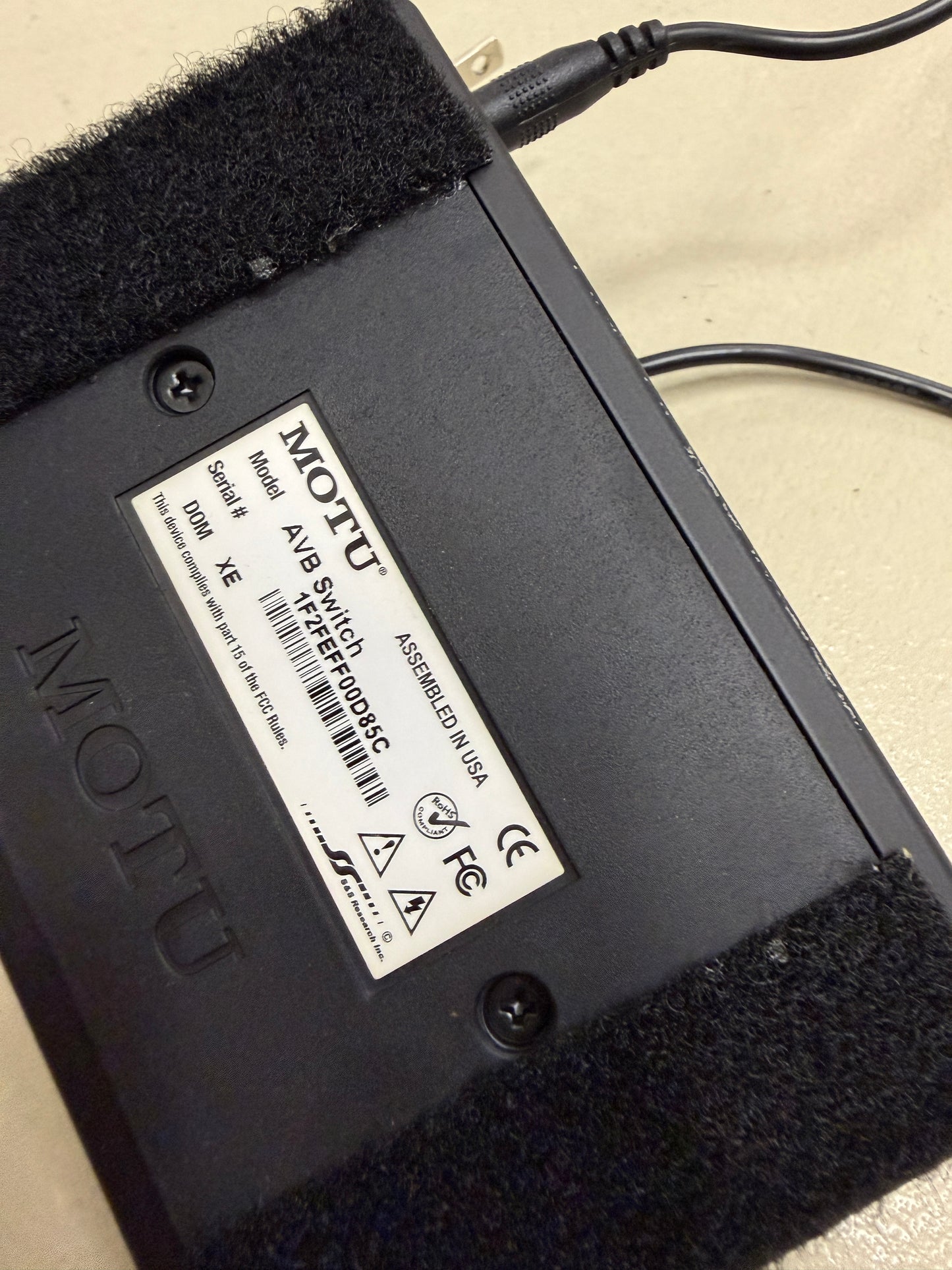 MOTU AVB Switch 5-Port Audio Video Bridging Switch