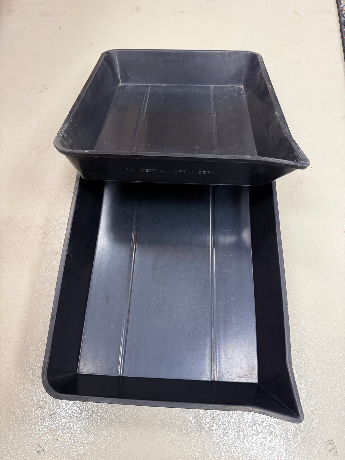 Ace Hard rubber Developing darkroom printing Trays Set of 3 for 8x10 Prints