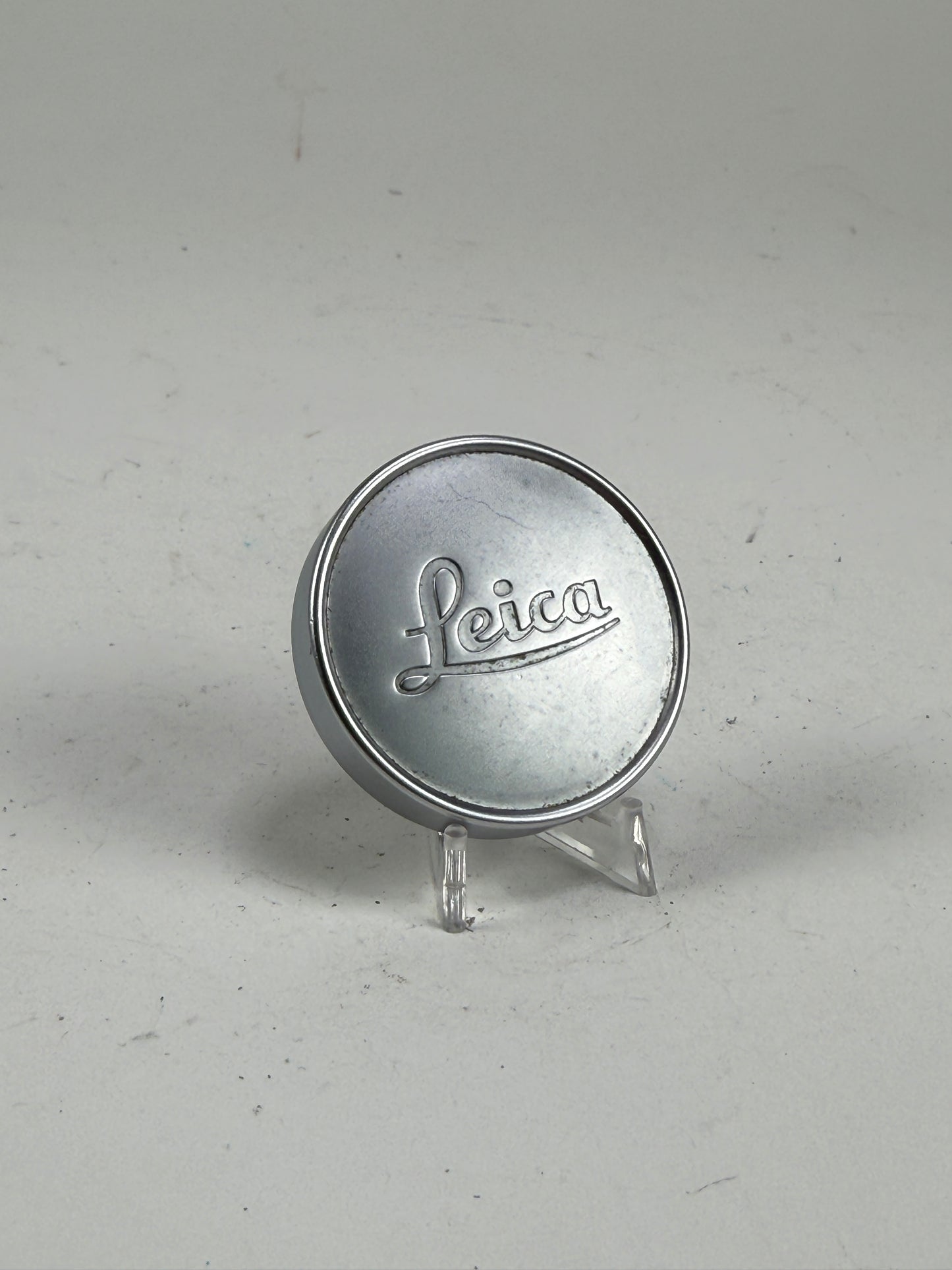 Leica 39mm A42 42mm Front Lens Cap Silver Chrome Metal