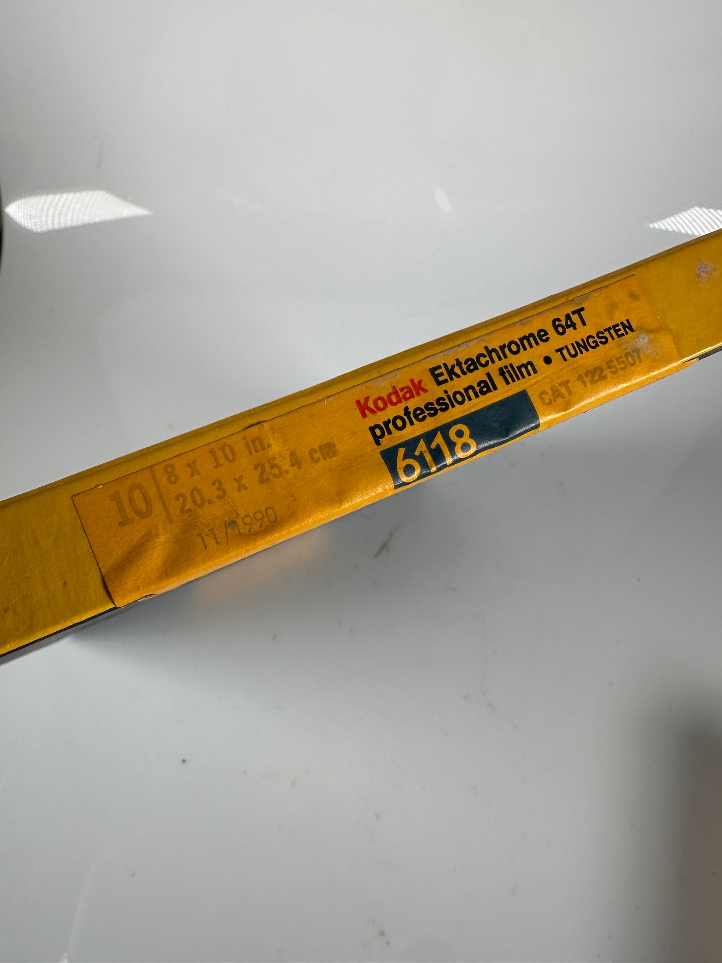 Kodak Ektachrome 64T Tungsten 10 sheets 8x10 exp 1990
