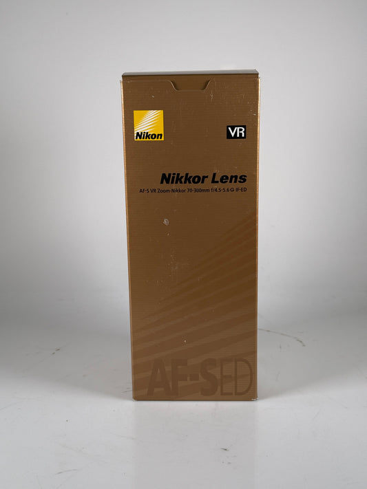 Nikon Nikkor AF-S 70-300mm f4.5-5.6 G ED VR IF Lens AFS