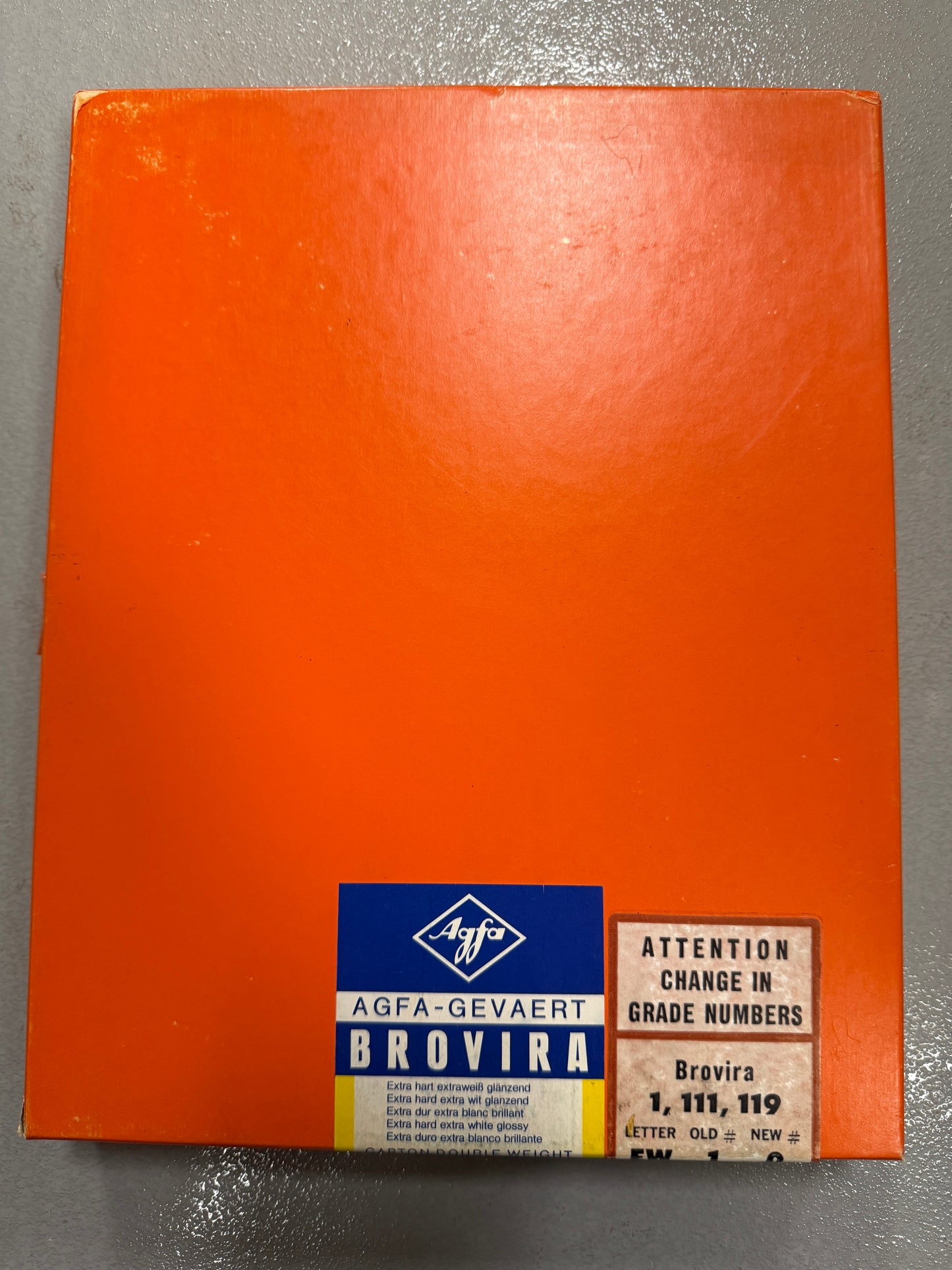 Agfa Brovira Photo Paper 100 Sheets 8x10 inch BEH 111 5