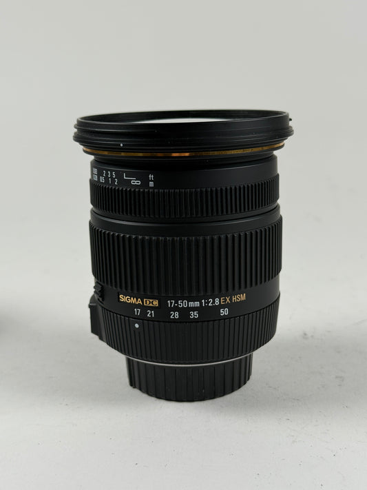 Sigma AF 17-50mm f2.8 DC EX HSM OS Lens Nikon F