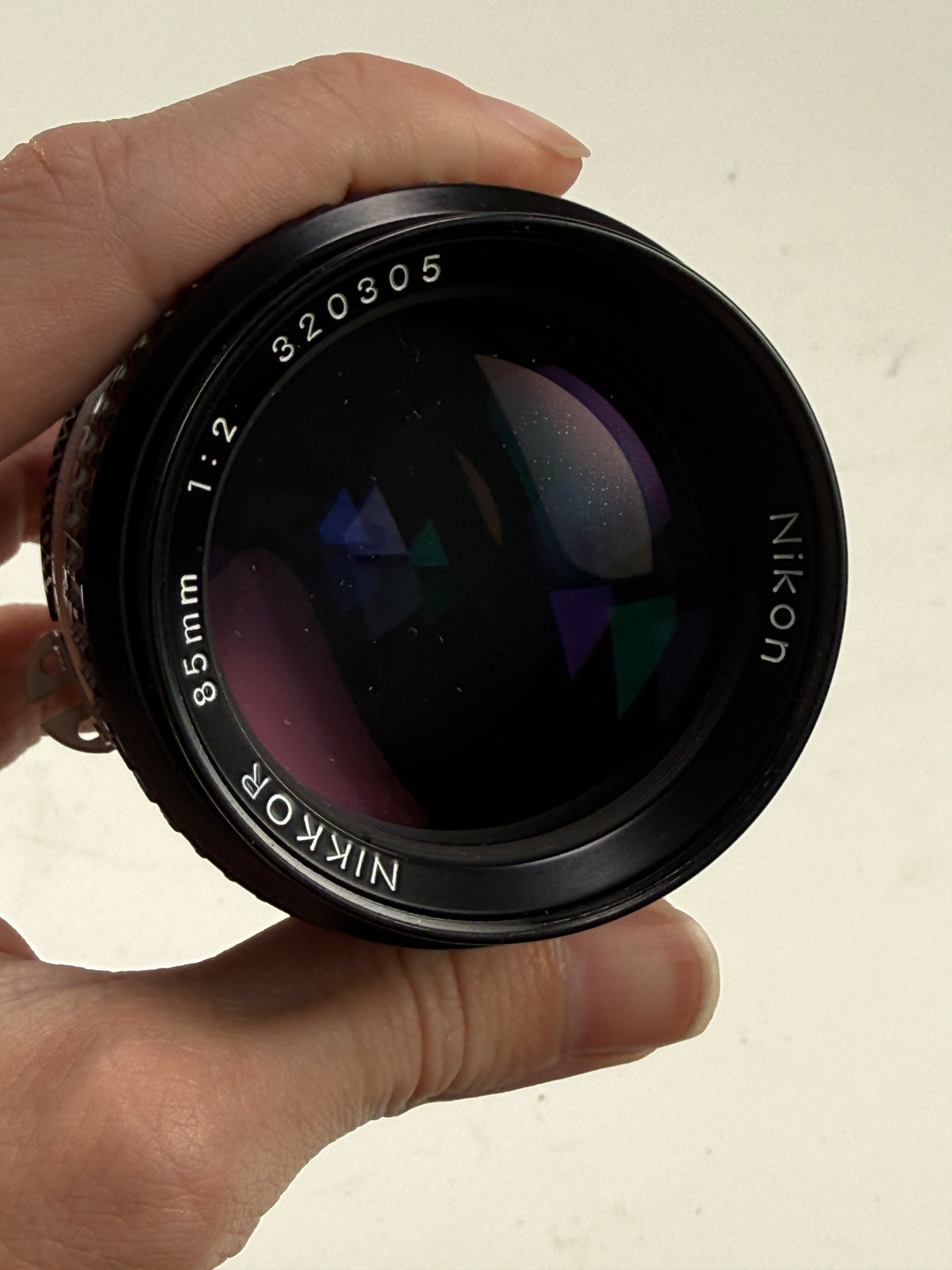 NIKON AIS NIKKOR 85mm f2 Portrait MF Prime Camera Lens