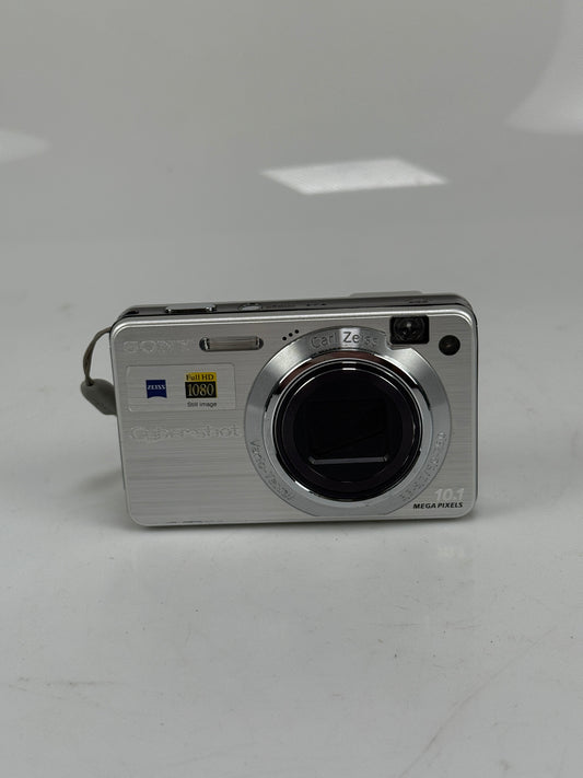 Sony Cybershot DSC-W170 10.1MP Silver Digital Camera CCD DigiCam