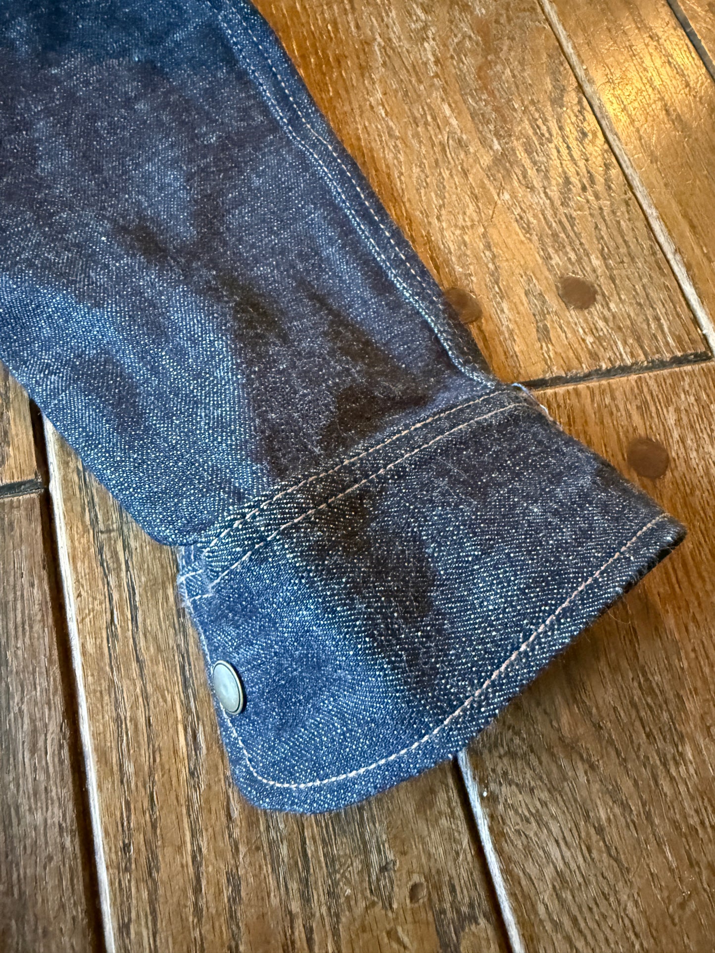 Rogue Territory RGT Japanese Selvedge Denim Service Shirt Jacket $295 – Large