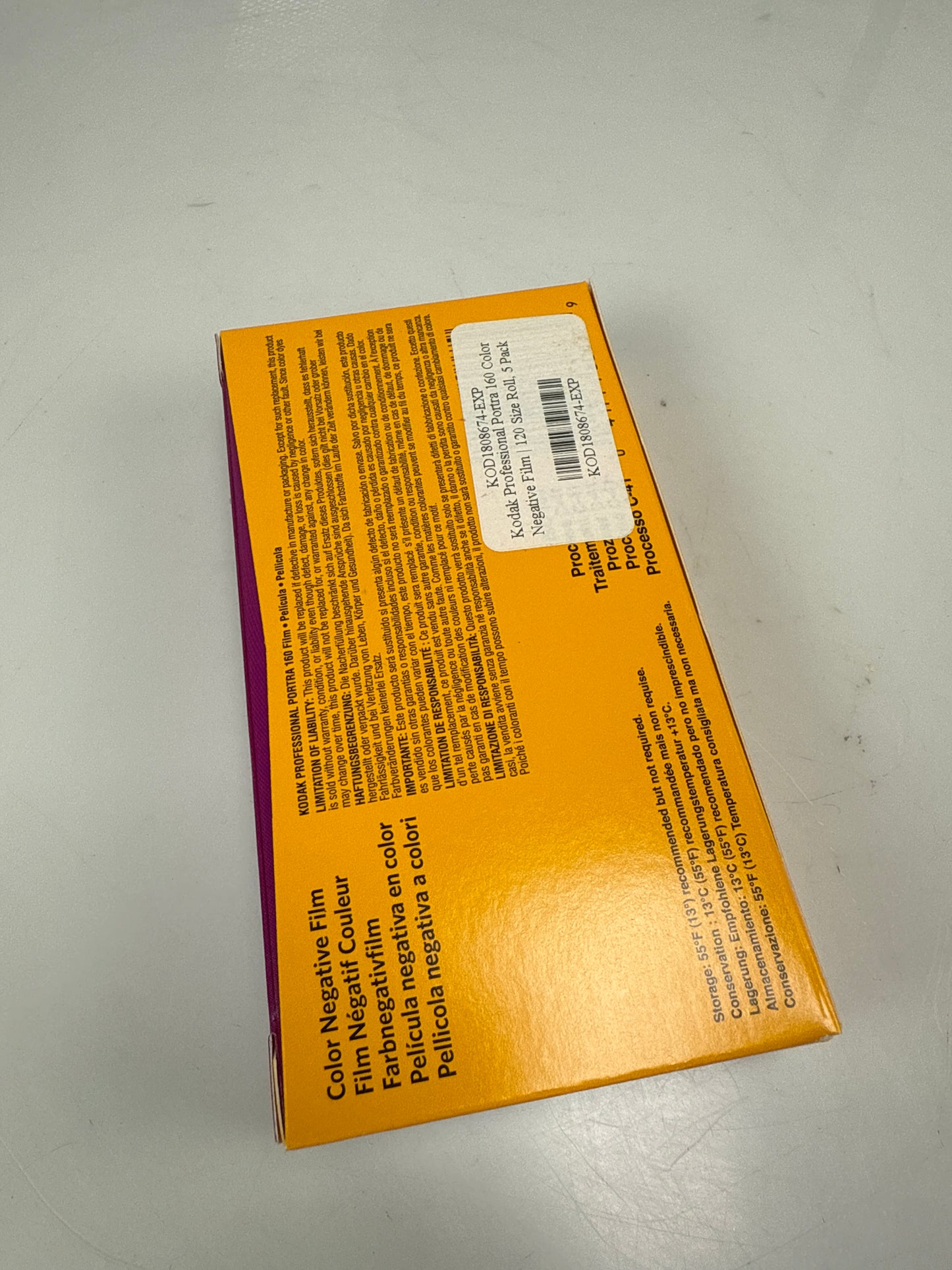 Kodak Pro Portra 160 Color Negative 120 Film - 5 Rolls - Expired 09/24