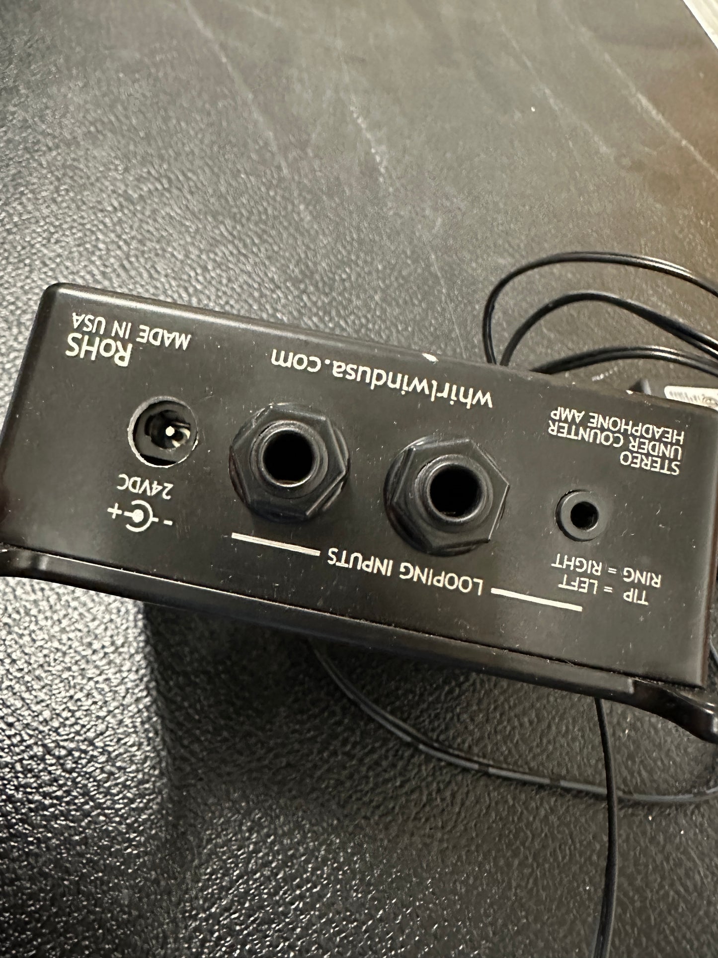 Whirlwind HAUC Under Counter Active, Stereo Headphone Control Box