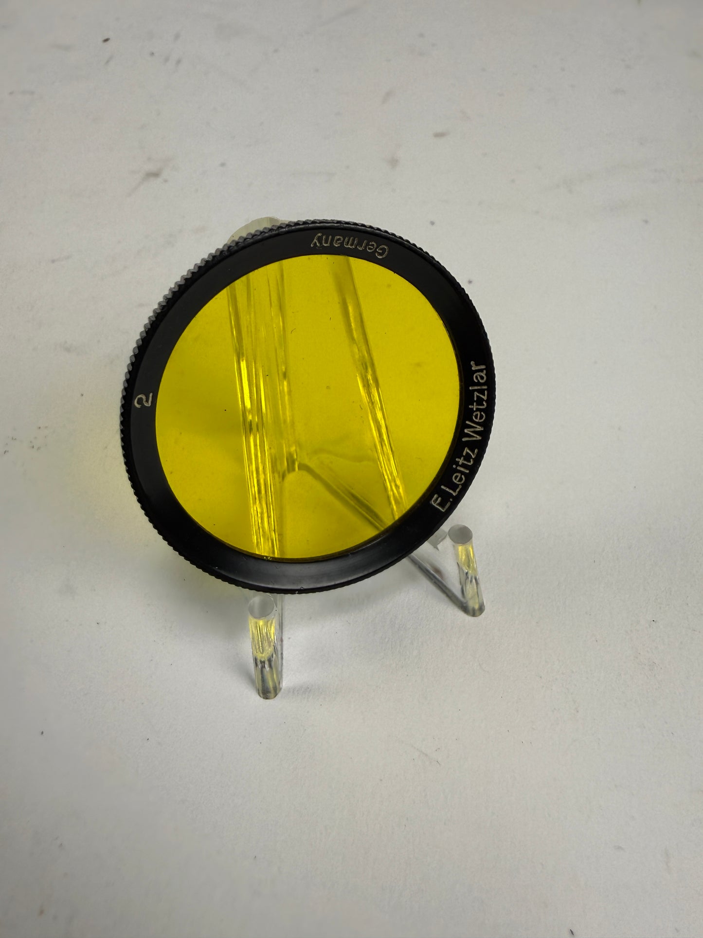 Leica leitz E34 34mm Black rim Yellow 2 Filter for 5cm summar Gcool