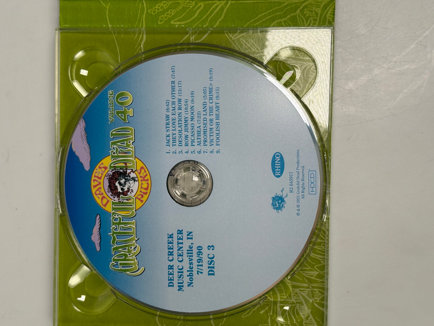 GRATEFUL DEAD ~ Dave's Picks Vol 40 ~ 7/18 & 19/1990 Noblesville, IN