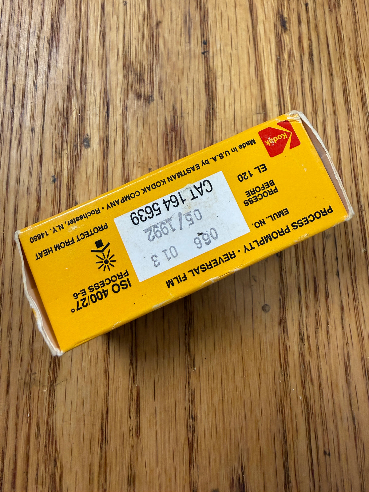 Kodak Ektachrome 400 EL 120 ISO 400 120 Color Slide Film 1 Roll