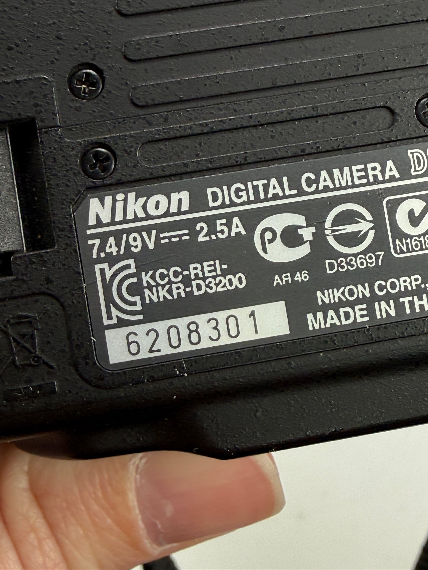 Nikon D3200 24.2 MP DSLR Camea body