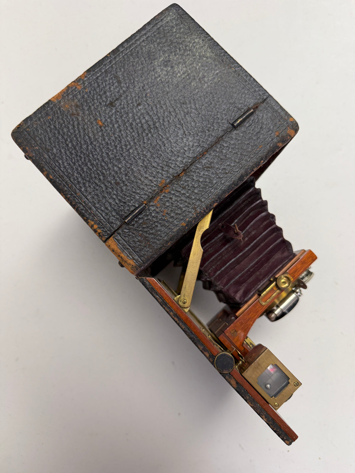 Rochester Camera Co. Poco A 4X5 Folding plate Camera wooden