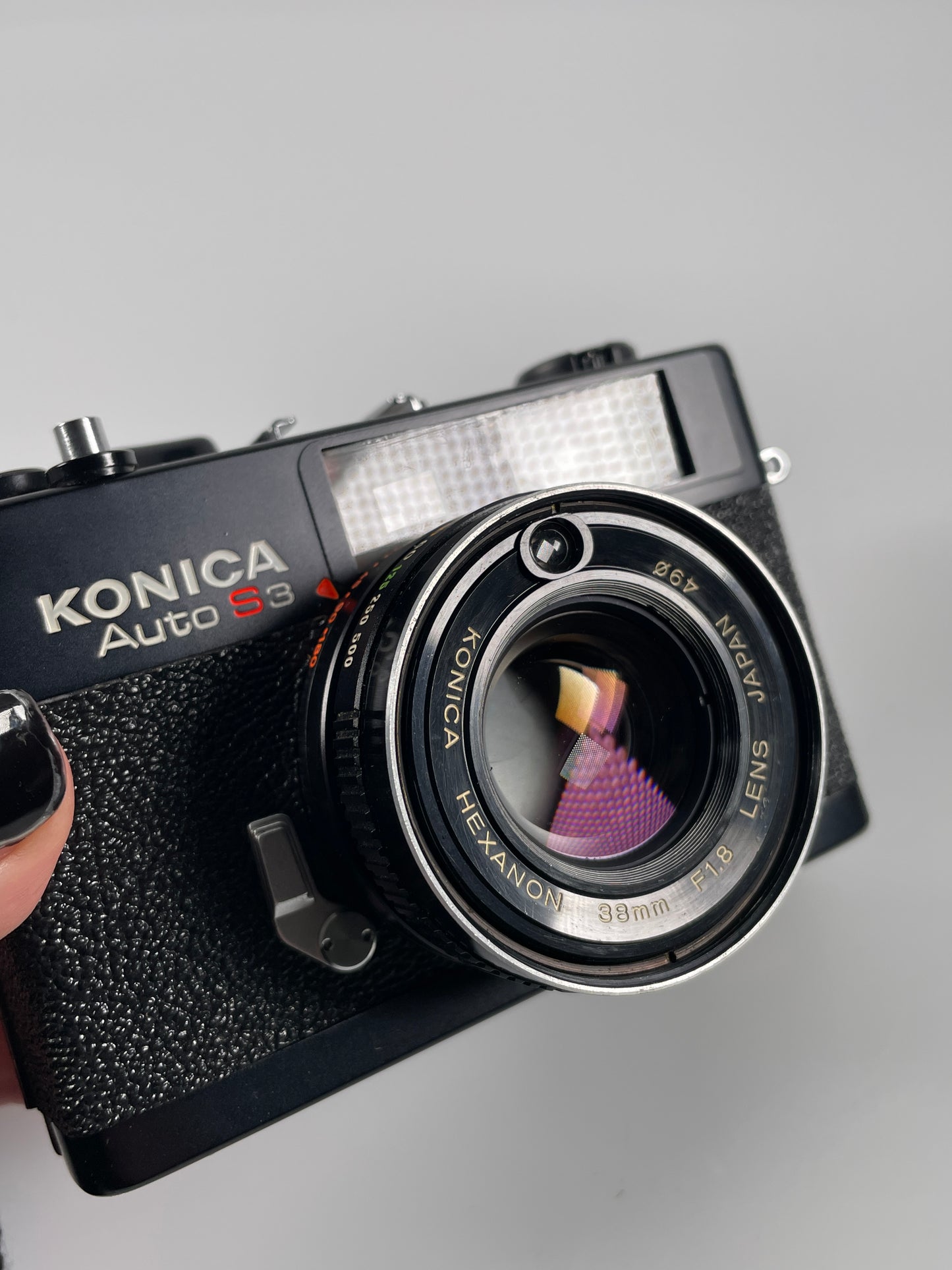 Konica Auto S3 Rangefinder Camera w/ Hexanon 38mm f1.8 black