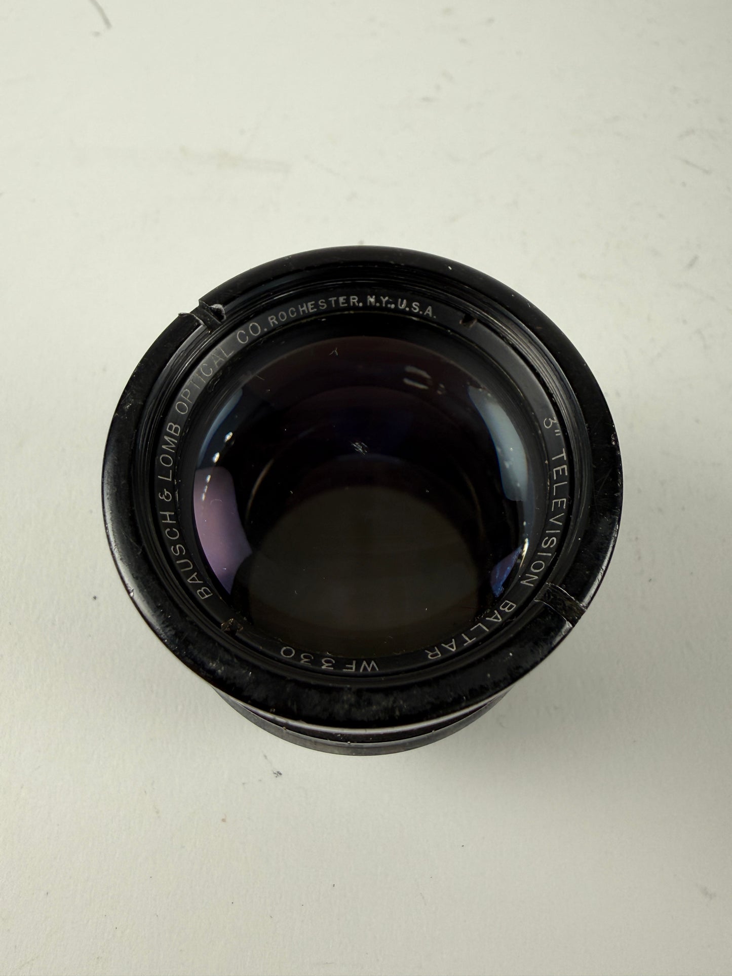 Bausch & Lomb Baltar 3 inch 75mm F2.3 Lens Cinema Television WF330