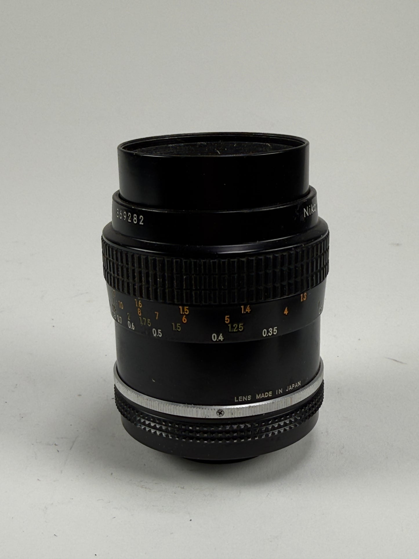 Nikon Nikkor non AI 55mm f3.5 Micro Lens