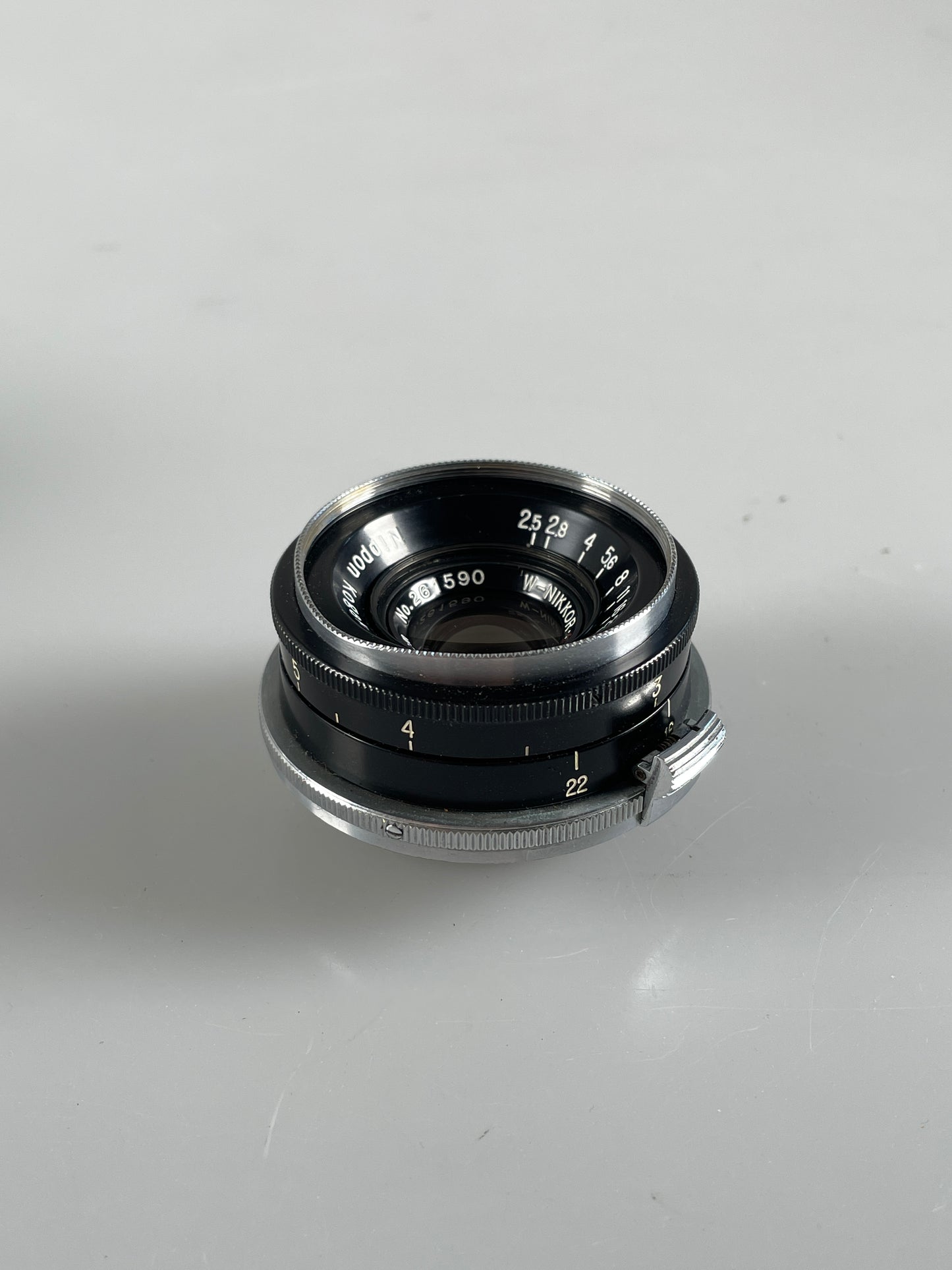 Nikon W Nikkor C Nippon Kogaku 3.5cm 35mm f2.5 Rangefinder lens black