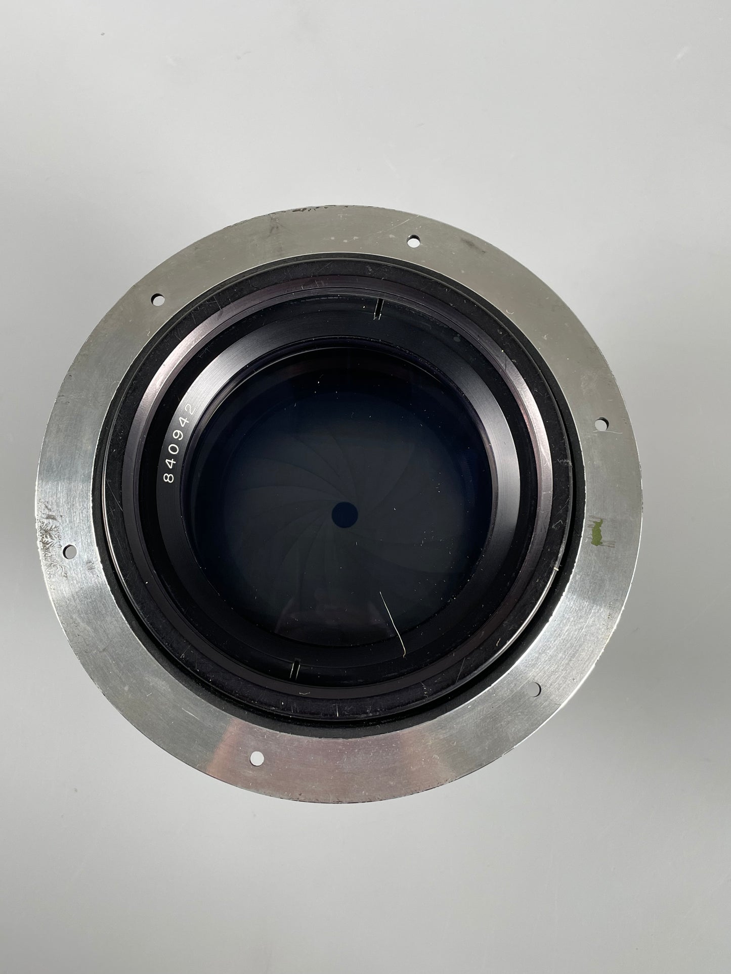 Goerz 35in f12.5 Apochromat Artar Barrel Lens red dot