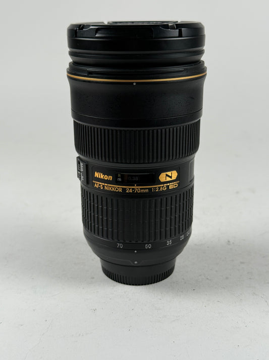 NIKON AF-S NIKKOR 24-70mm f2.8 G ED Zoom Lens