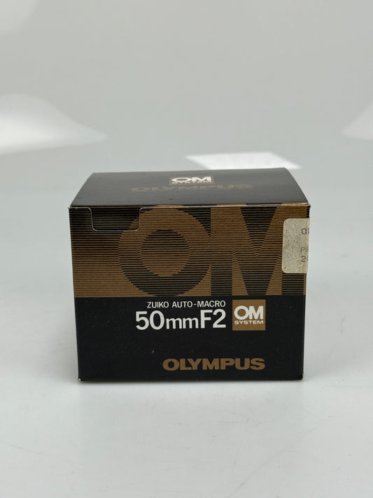 Olympus OM System Zuiko Auto Macro 50mm f2 Lens