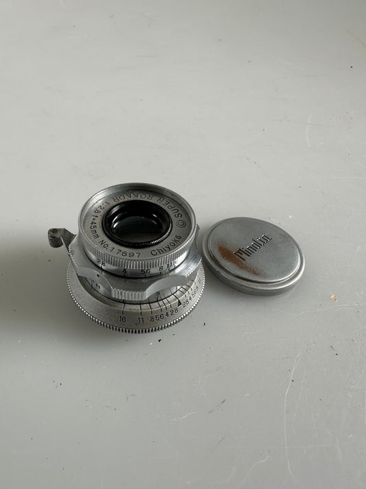 Chiyoko Minolta Super Rokkor 45mm F/2.8 LTM L39 Leica Mount