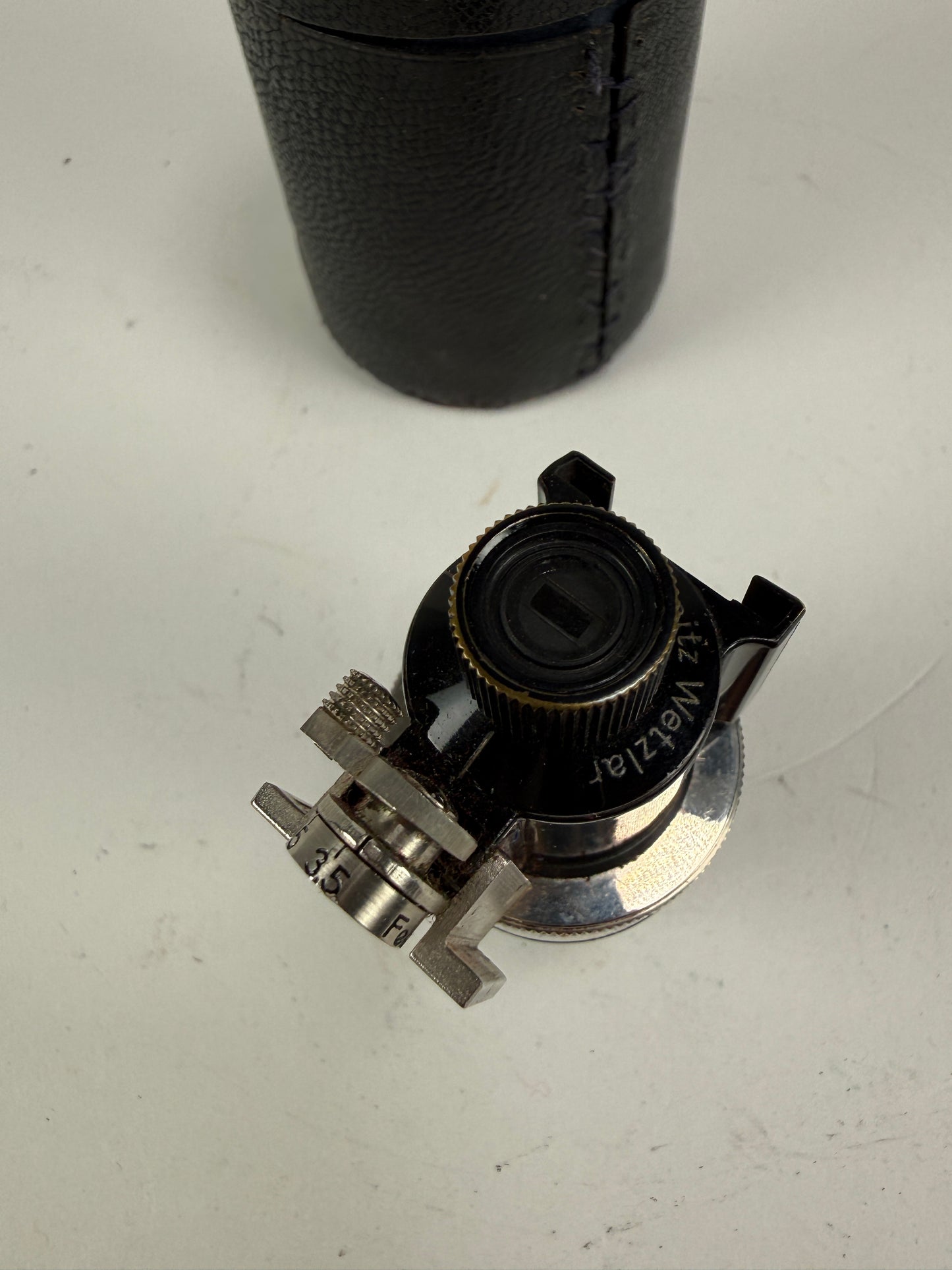 Leica VIDOM finder in black/nickel finish in BOX, 7,3cm