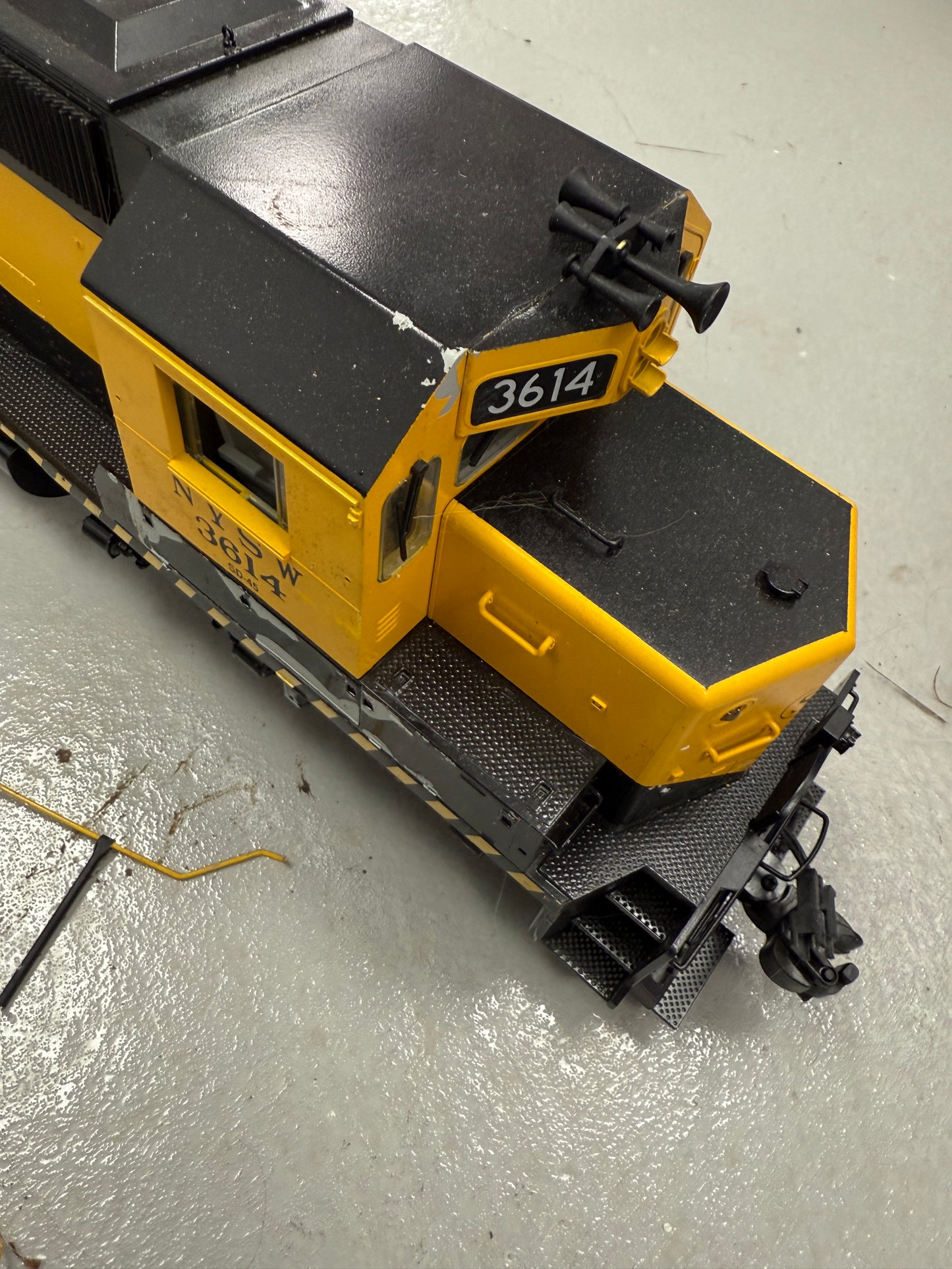 G Scale Susquehanna SD-45 diesel locomotive | #3614 | RARE train