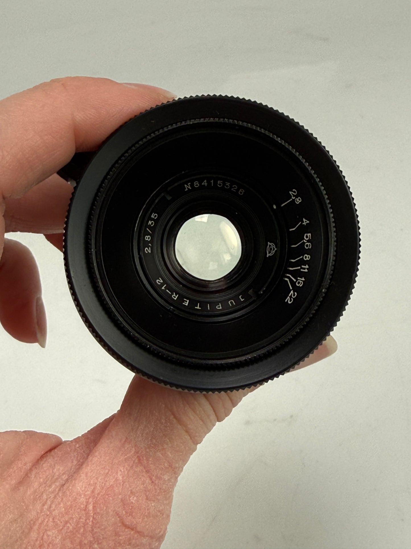 Jupiter-12 35mm f2.8 Contax mount Black