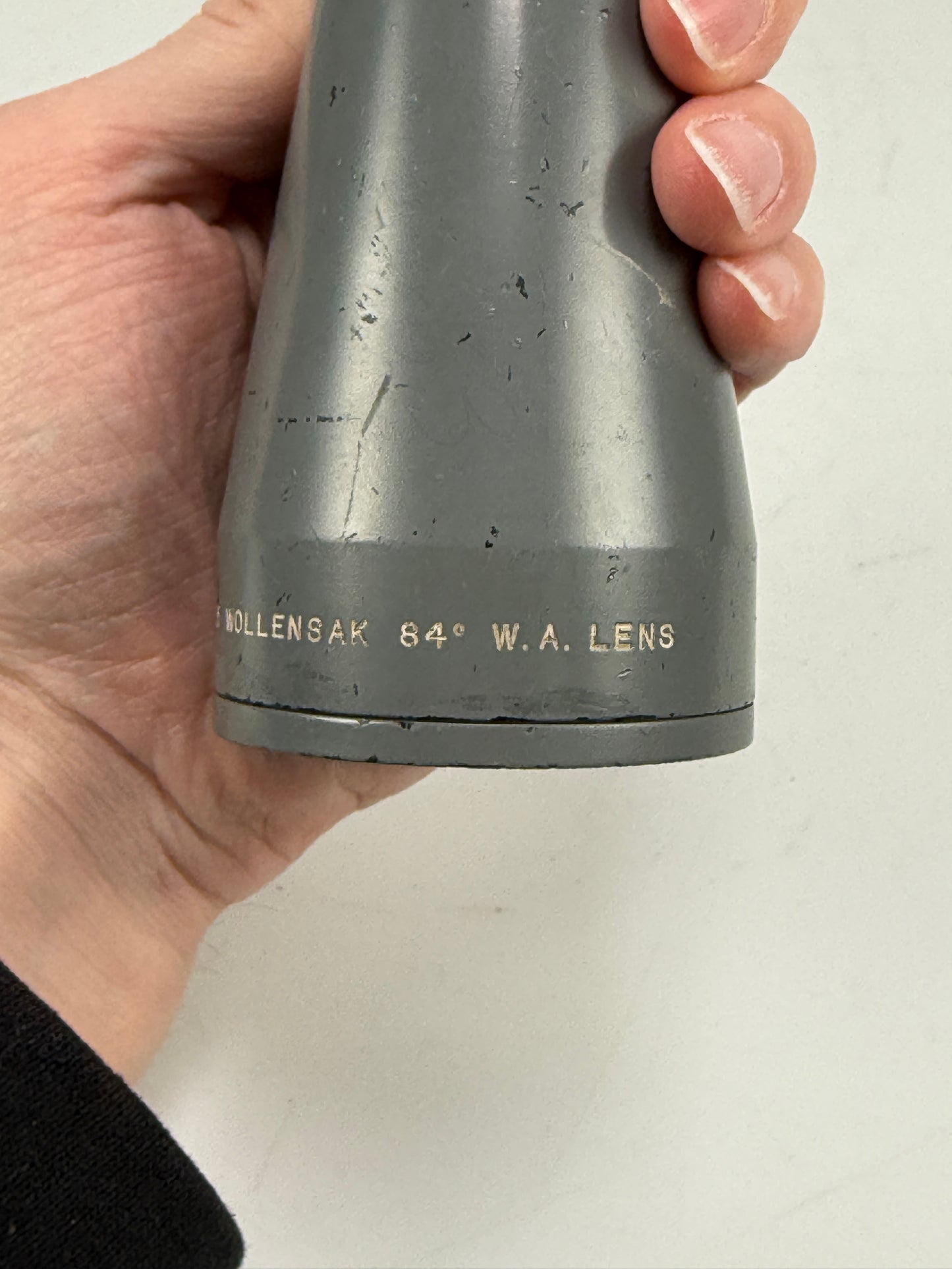 Military Gray Wollensak Fastax 5.3mm f1.5 Wide Angle lens