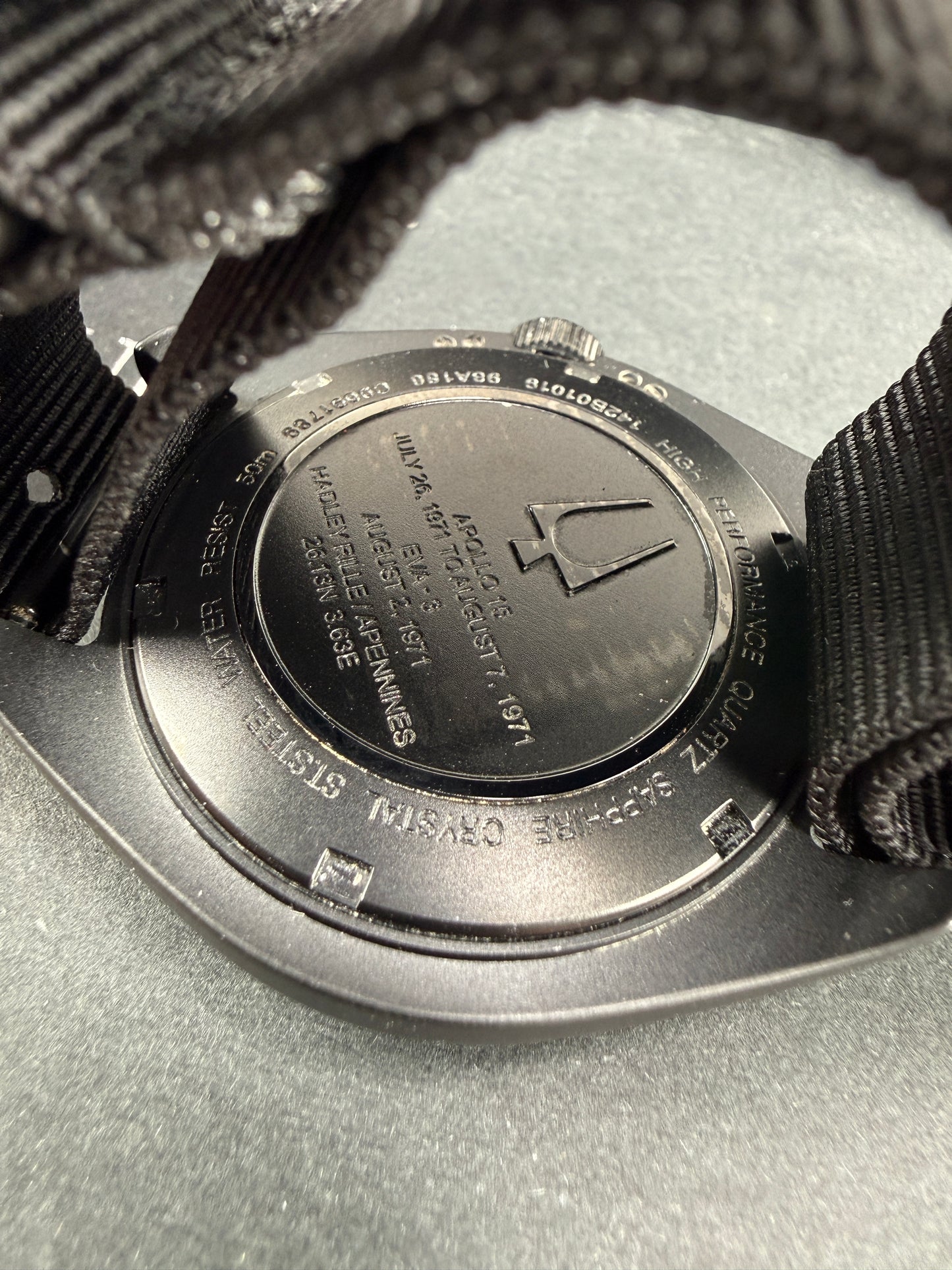 Bulova Apollo 15 July 26th 1971 Men’s Space Special Edition Watch 98A186