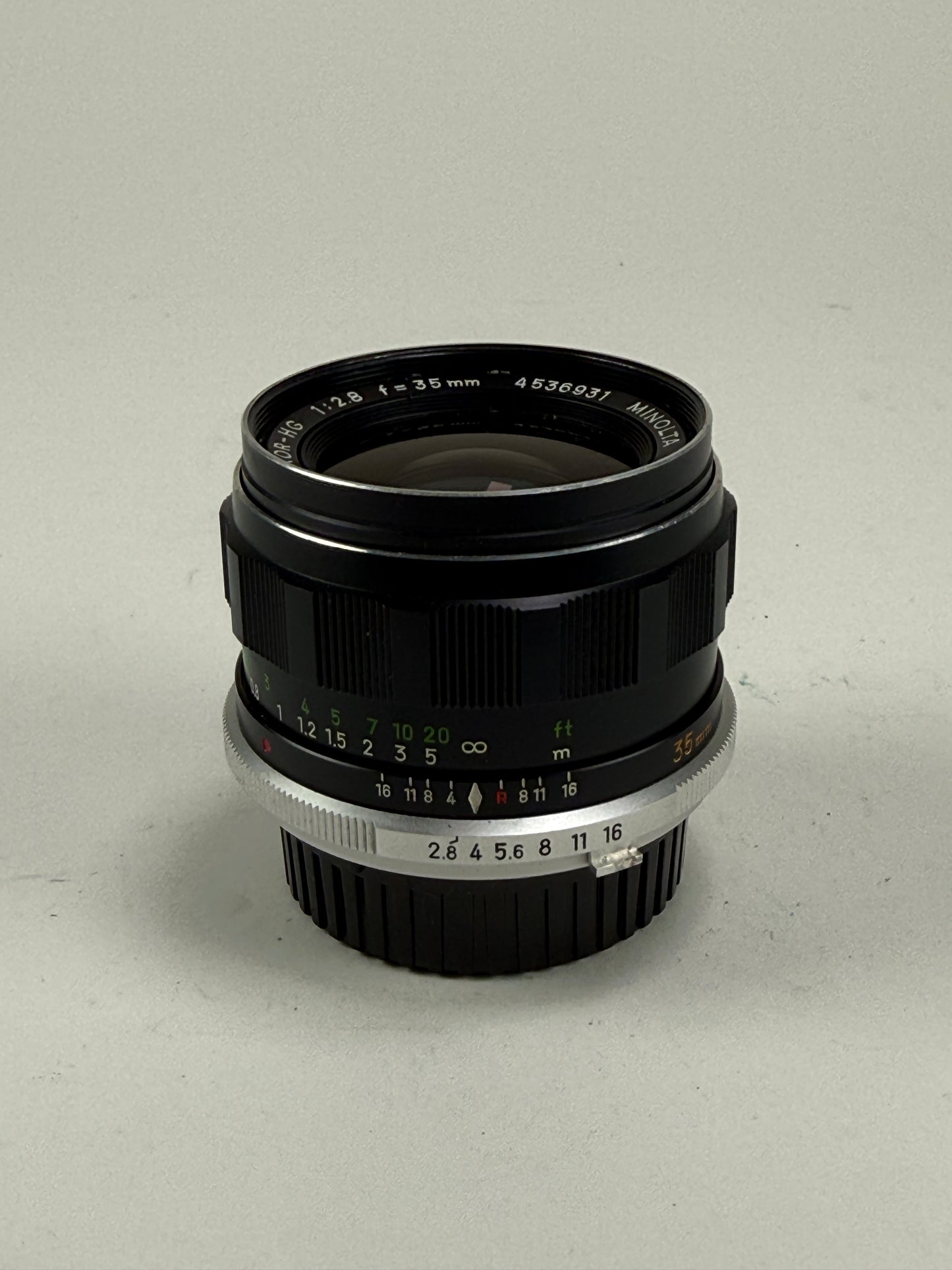 Minolta 35mm f2.8 MC W Rokkor-HG Lens 35/2.8