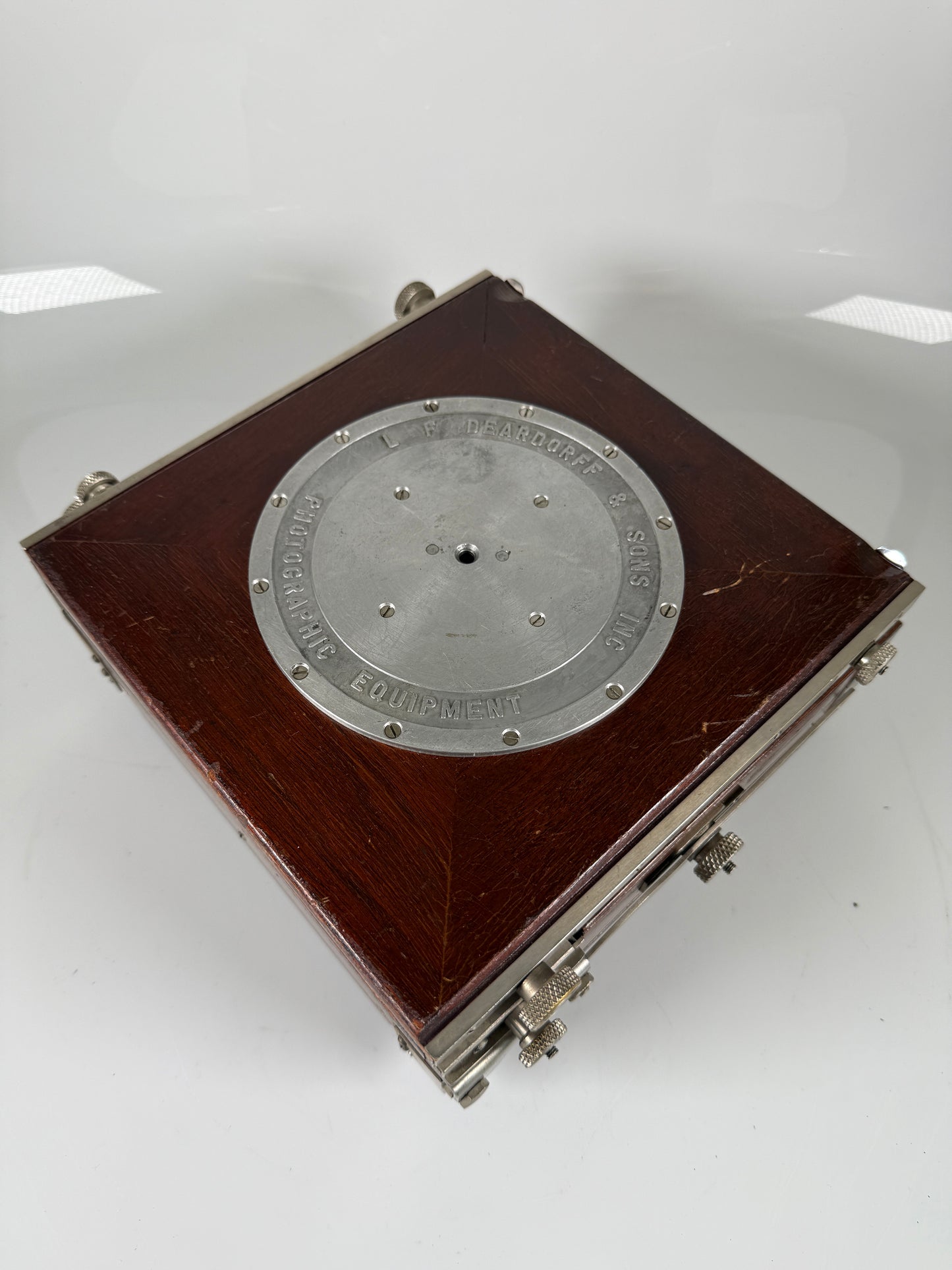 Deardorff 5X7 Large Format Film Wooden Camera Body with 4X5 Reducing Back