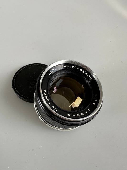 Mamiya Sekor Auto 55mm f1.4 M42 Screw Mount Prime Lens