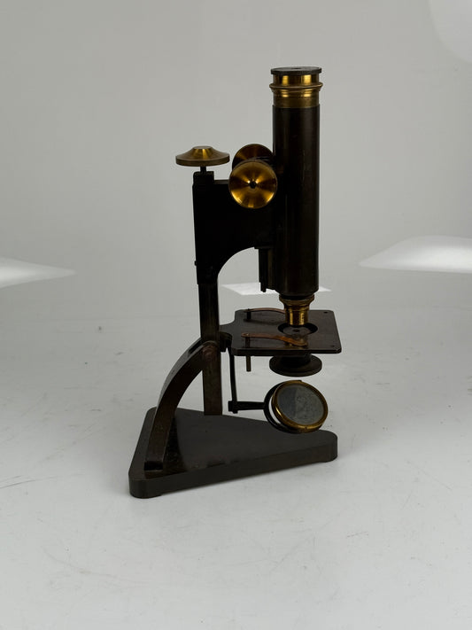 Vintage R & J RJ Beck London Brass microscope