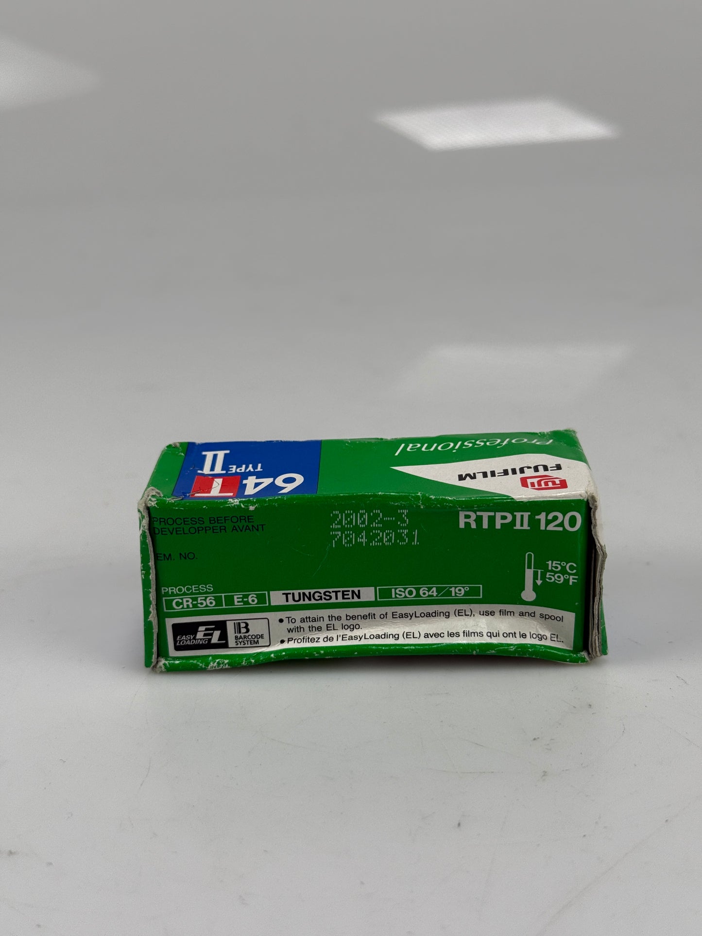 Fujifilm Fujichrome 64T Tungsten Type II Color slide film 120 roll