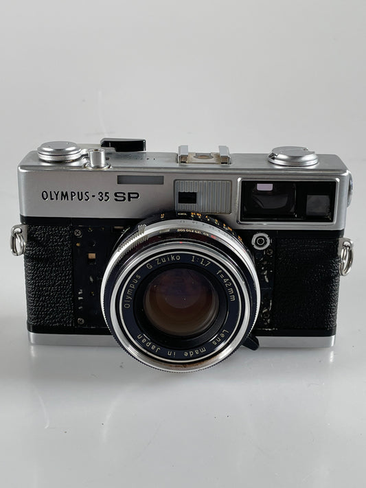 Olympus 35 SP Chrome 35mm Rangefinder Film Camera