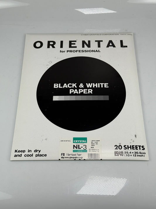 Oriental Seagull Photo Paper 20 Sheets 10x12 inch Crystal NL-3 Fiber