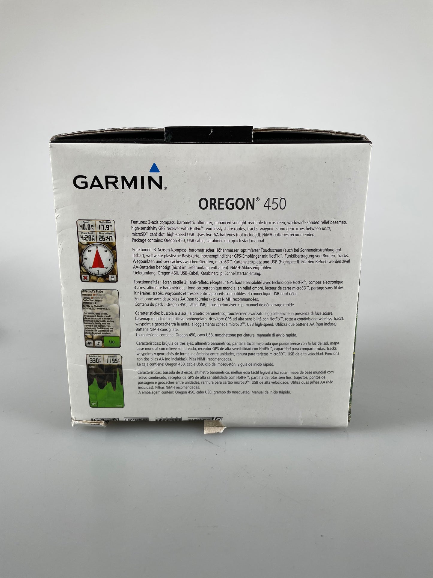 Garmin Oregon 450 - Handheld GPS Navigator Weatherproof Outdoors