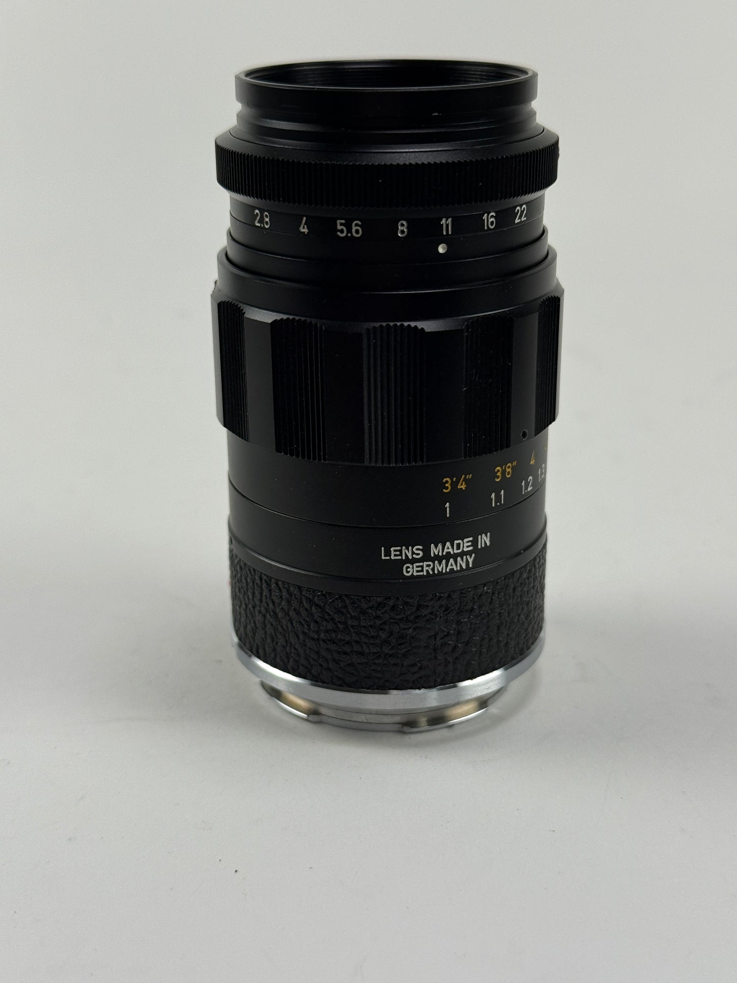 Leica 90mm f2.8 Elmarit Black M mount lens