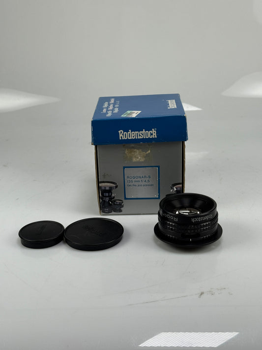 Rodenstock Rogonar-S 135mm F4.5 Enlarger Lens Enlarging with flange