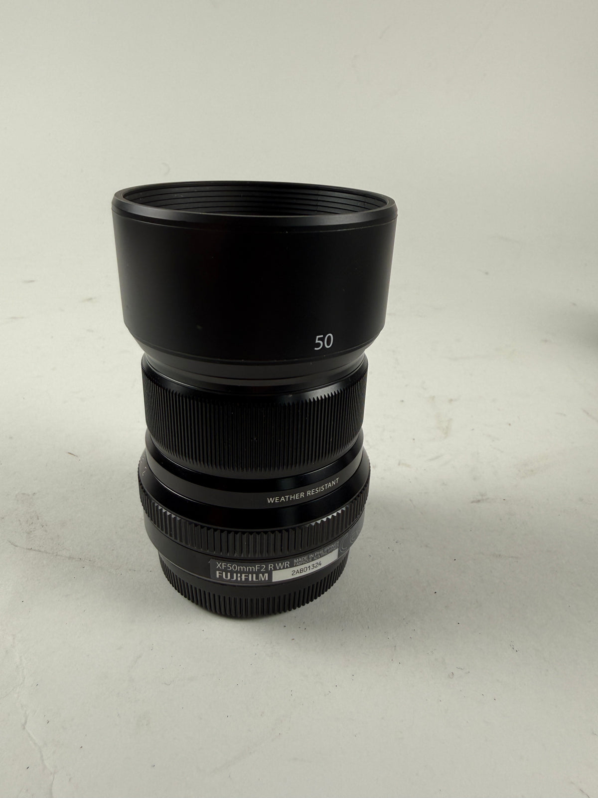 Fuji Fujifilm XF 50mm f2 R WR Lens X Mount Black