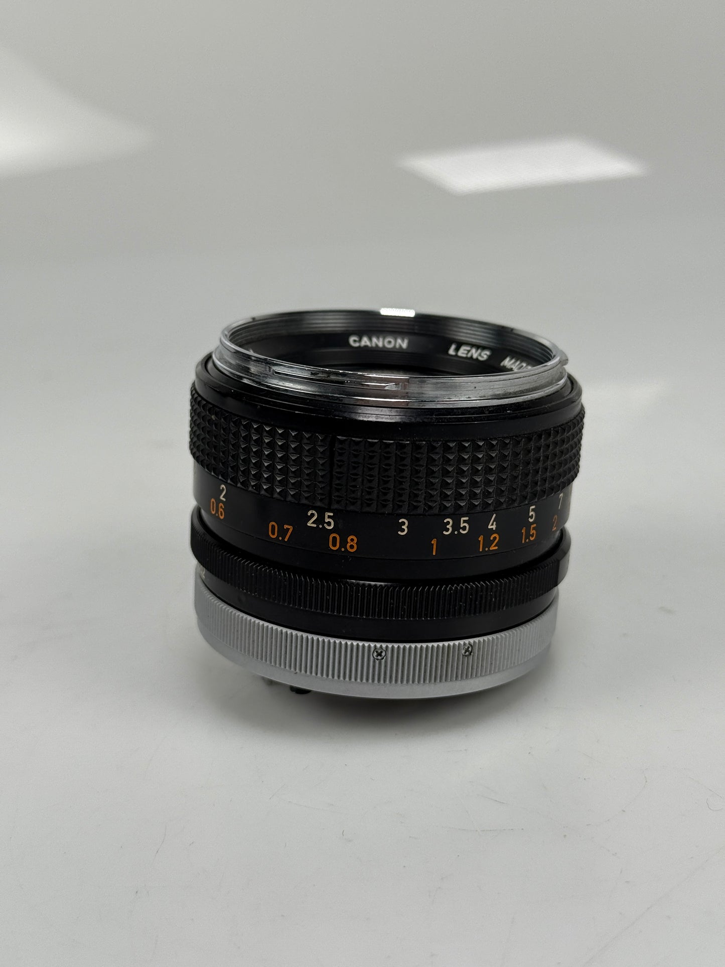 Canon FD Chrome nose 50mm f1.4 MF prime Lens
