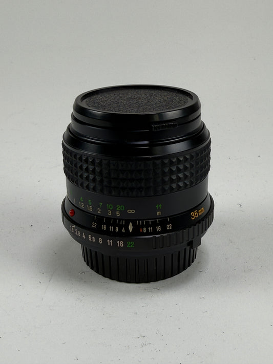Minolta MD W Rokkor-X 35mm f1.8 Prime lens