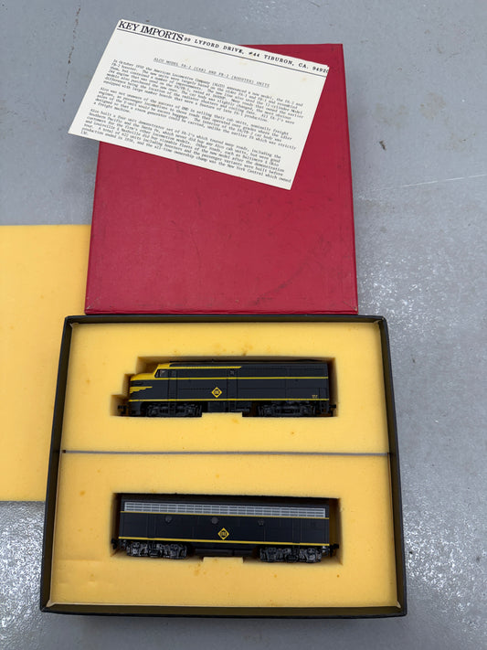 HO Scale Key Imports ALCO Erie FA-2 A/B Custom Set Blake Tatar