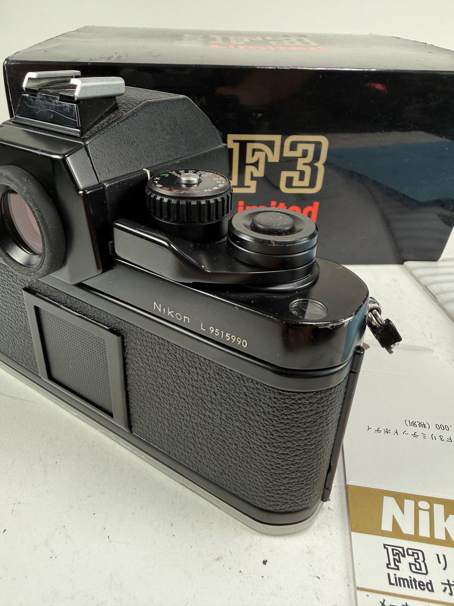 Nikon F3 HP Limited Black SLR 35mm Film Camera Body