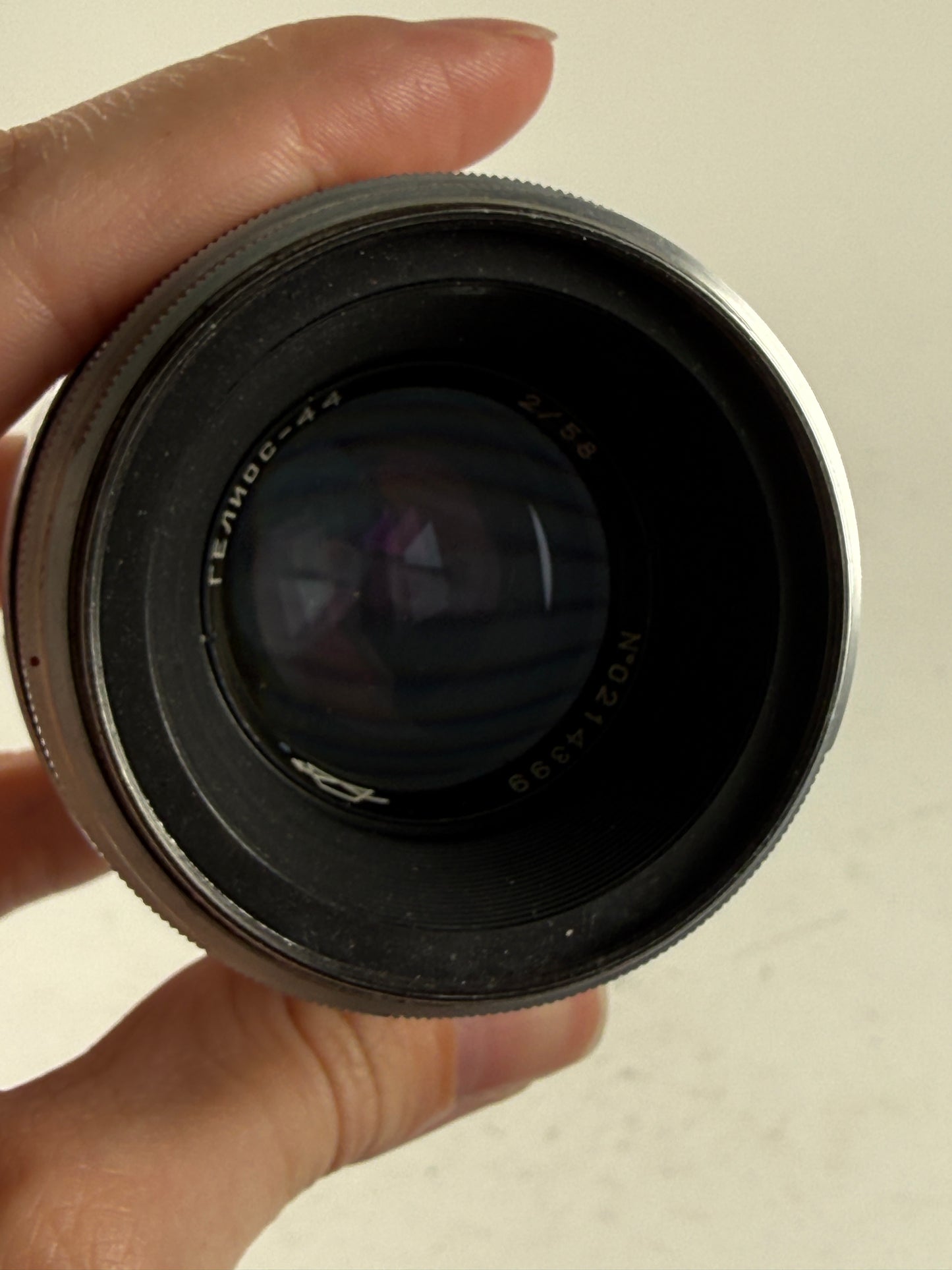 Helios 44 58mm f2 Russian Manual portrait Lens Fixed M42 Mount Silver