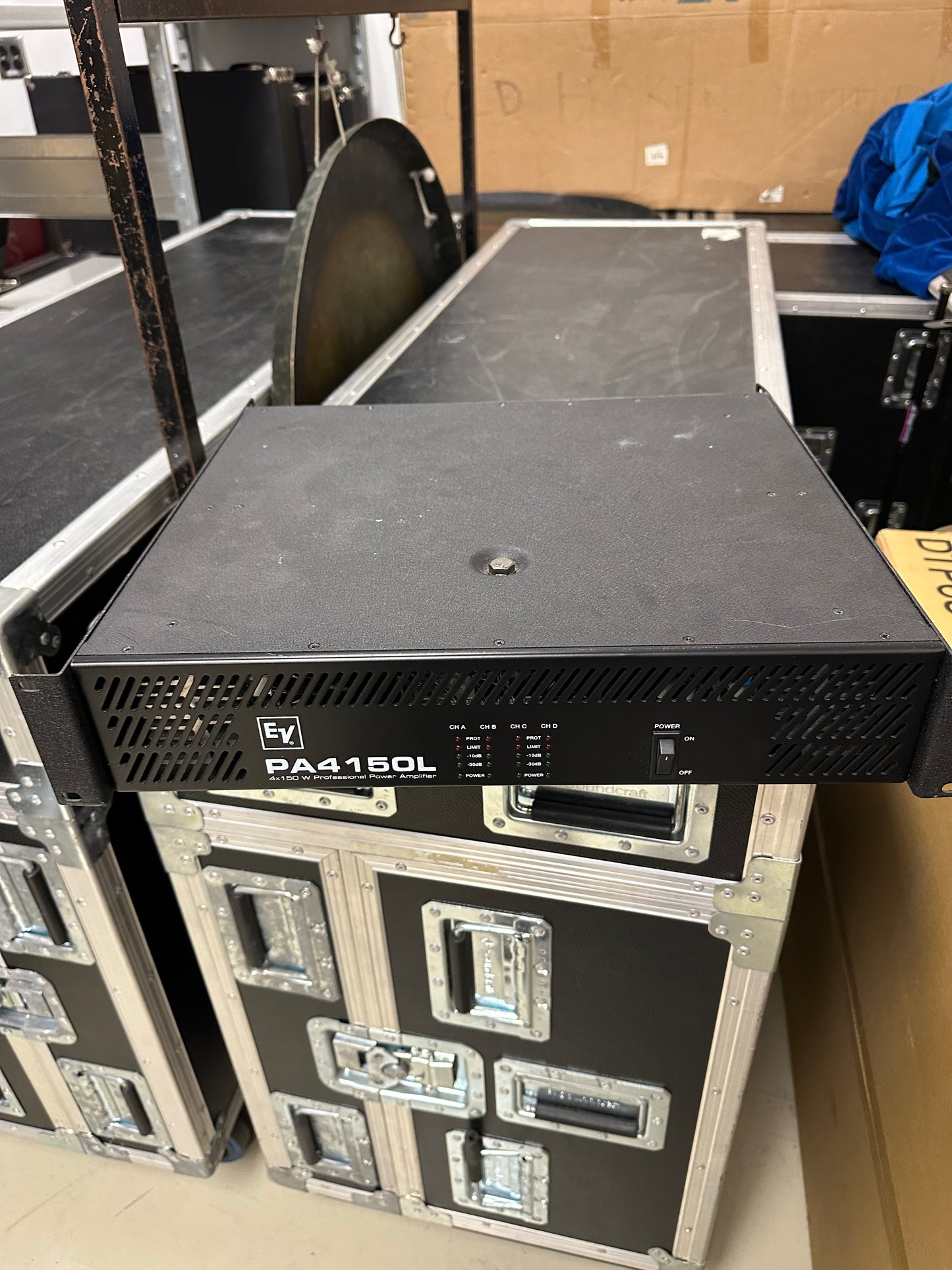 Electro-Voice EV 4x50W PA4150L rackmount amplifier