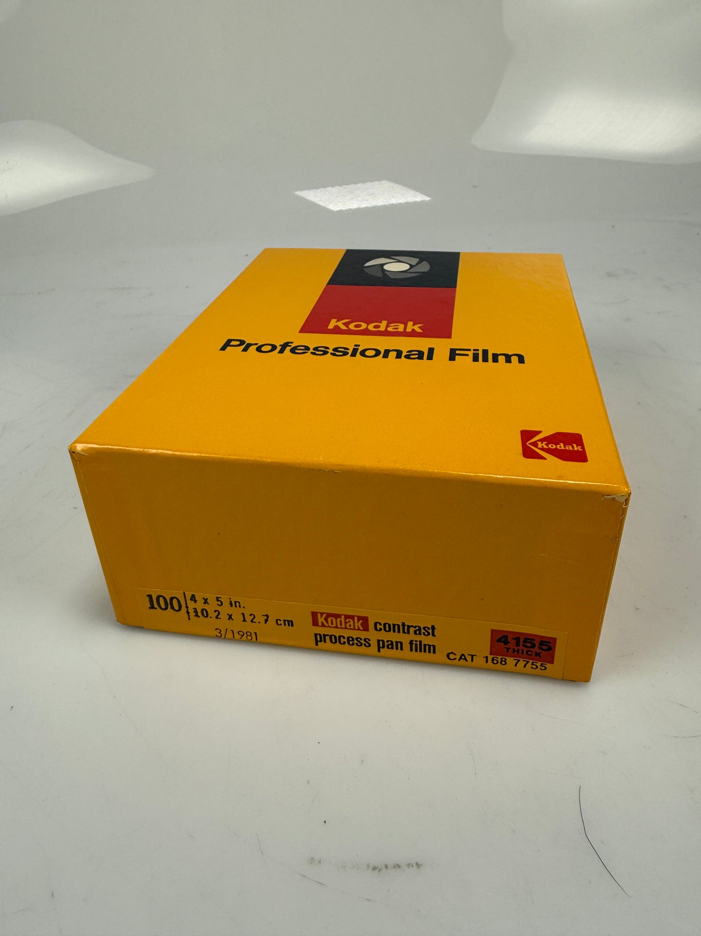 Expired 4x5 KODAK 4155 Contrast Process Pan Large Format Film 100 Sheets 1981