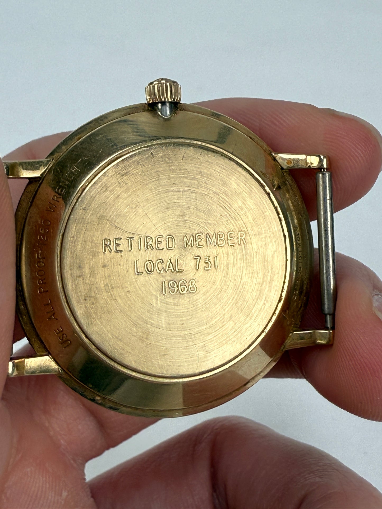 Vintage LeCoultre Manual wind 34mm Watch 10K gold filled 1960s