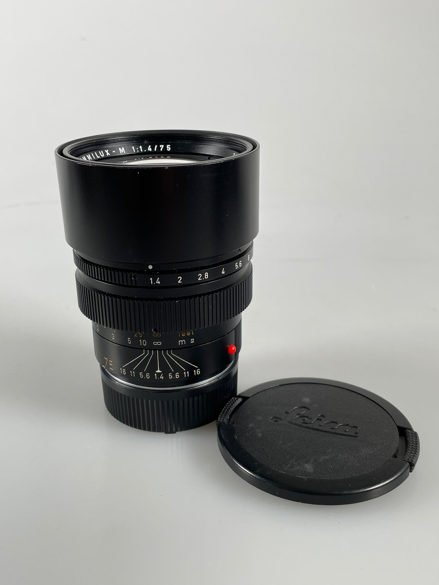 Leica Summilux-M 75mm F1.4 M mount Black rangefinder lens